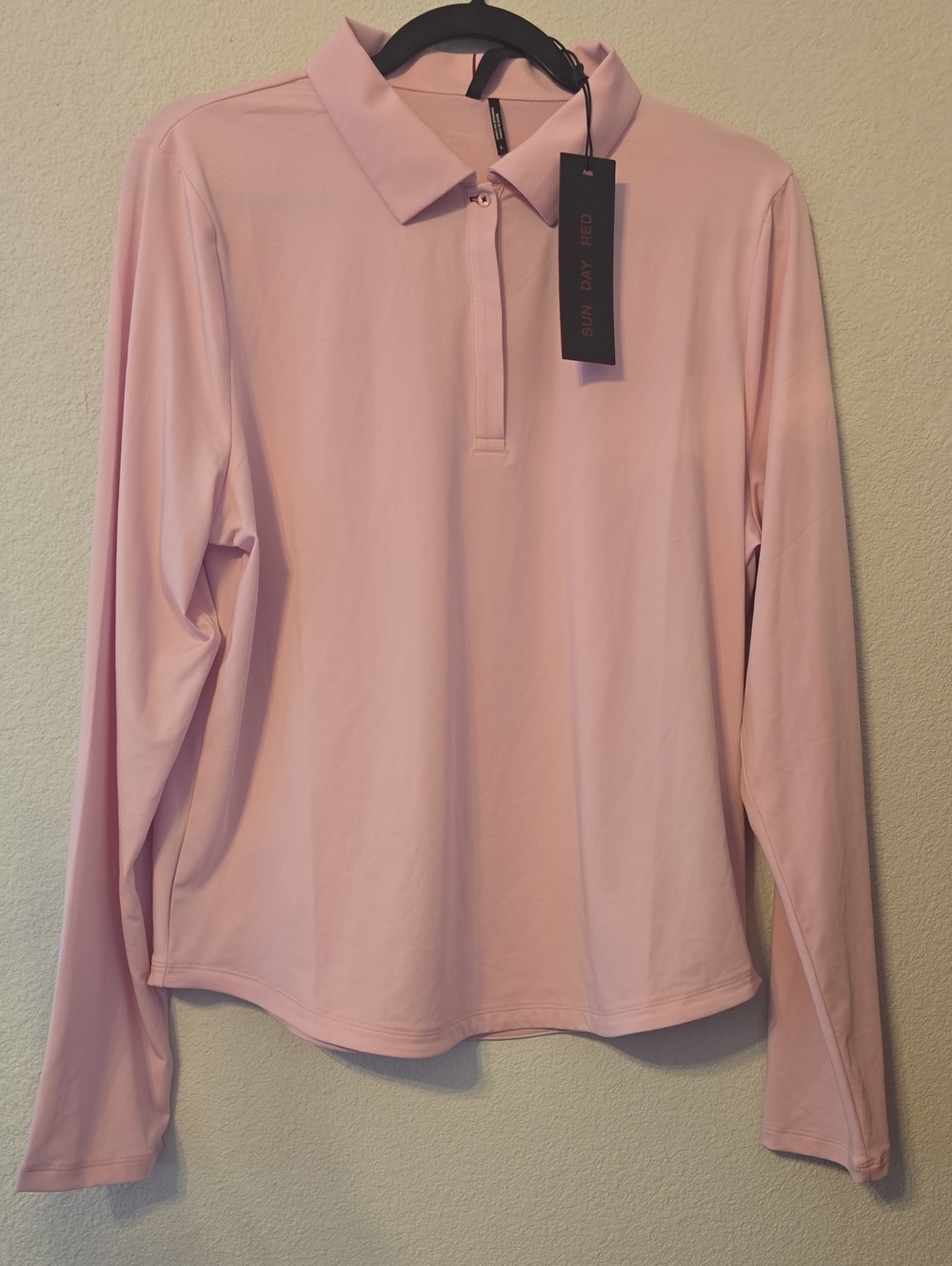 Sun Day Red Women's Long-Sleeve Pink Polo